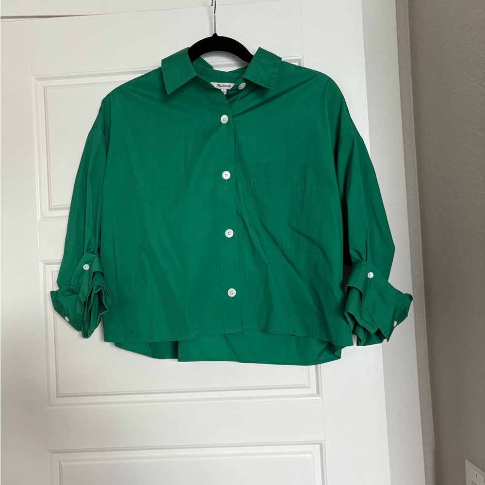 Madewell Poplin Straight-Hem Shirt